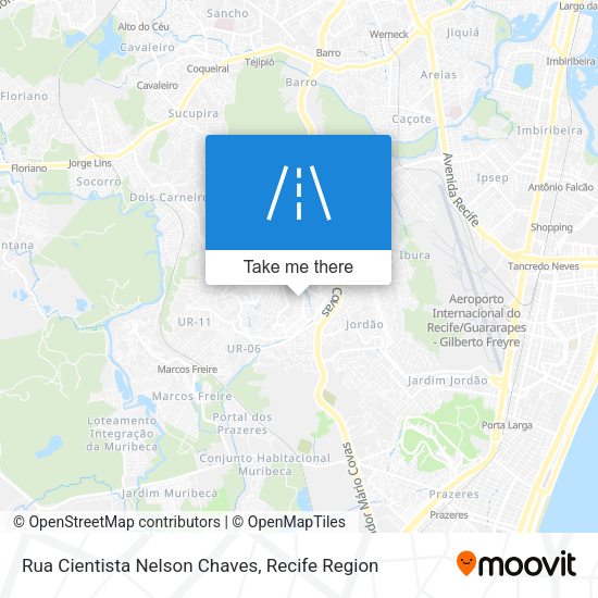 Rua Cientista Nelson Chaves map