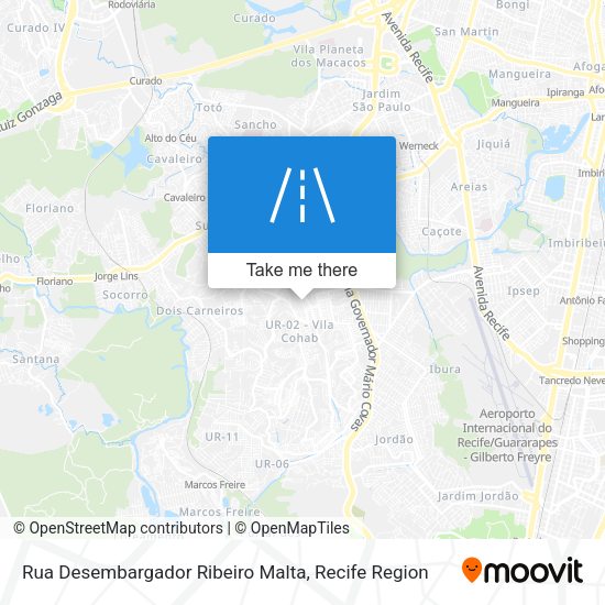 Rua Desembargador Ribeiro Malta map