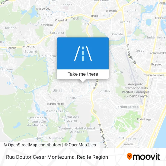 Rua Doutor Cesar Montezuma map