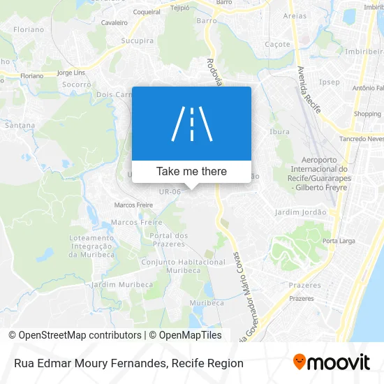 Rua Edmar Moury Fernandes map