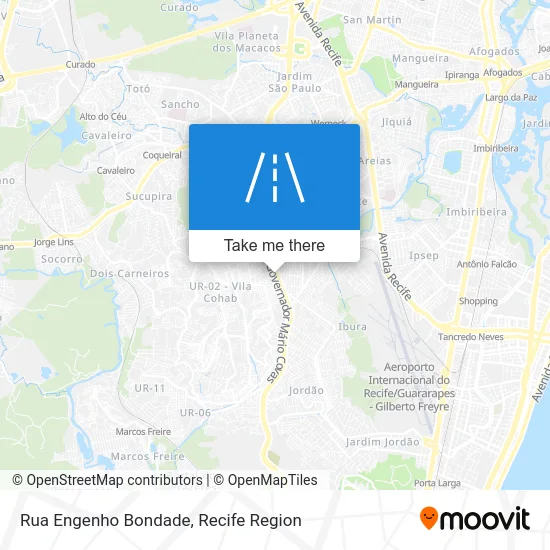 Rua Engenho Bondade map