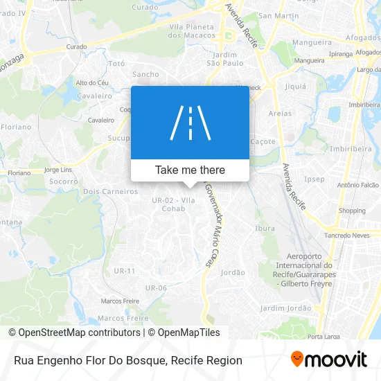 Rua Engenho Flor Do Bosque map