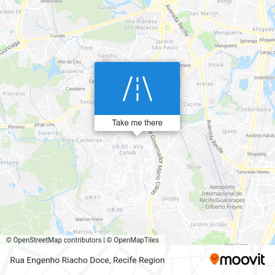 Rua Engenho Riacho Doce map