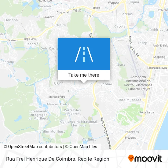 Rua Frei Henrique De Coimbra map