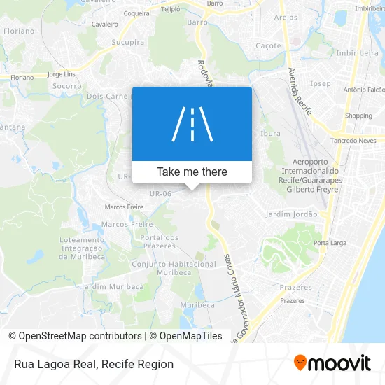 Rua Lagoa Real map