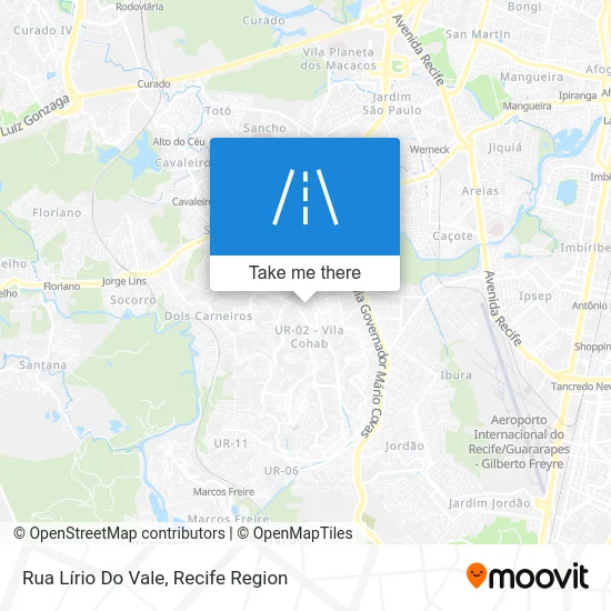 Rua Lírio Do Vale map