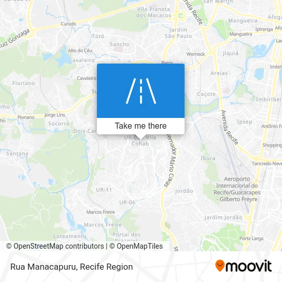 Rua Manacapuru map