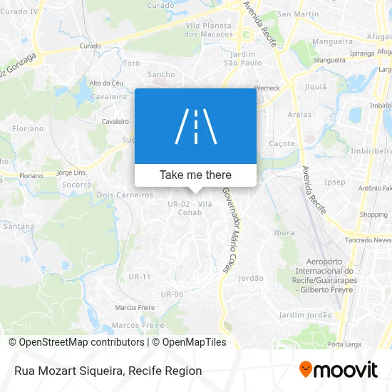 Rua Mozart Siqueira map