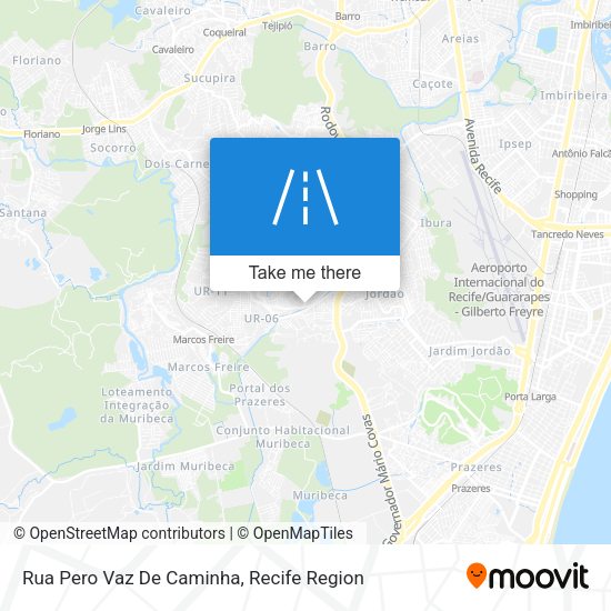 Rua Pero Vaz De Caminha map