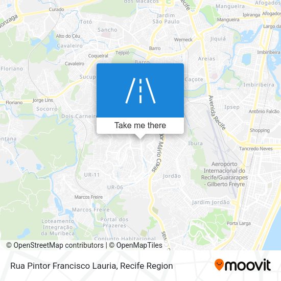 Rua Pintor Francisco Lauria map