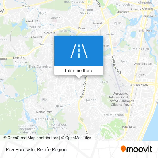 Rua Porecatu map