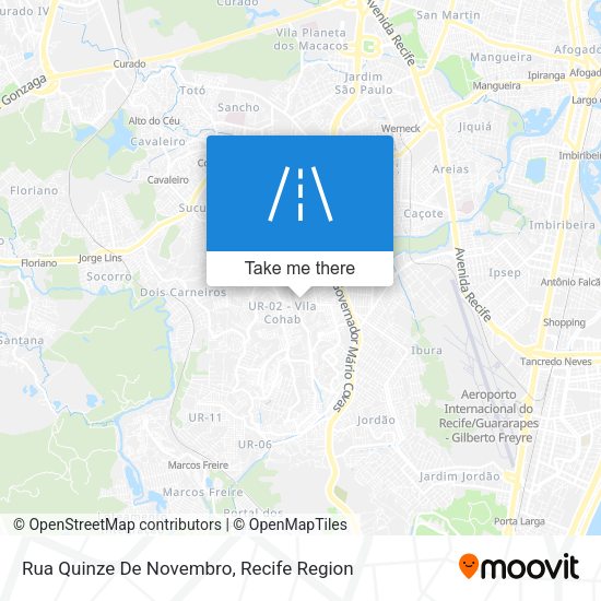 Rua Quinze De Novembro map