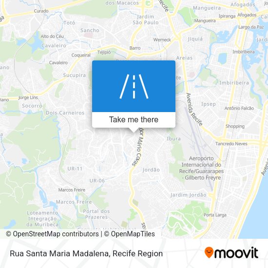 Rua Santa Maria Madalena map