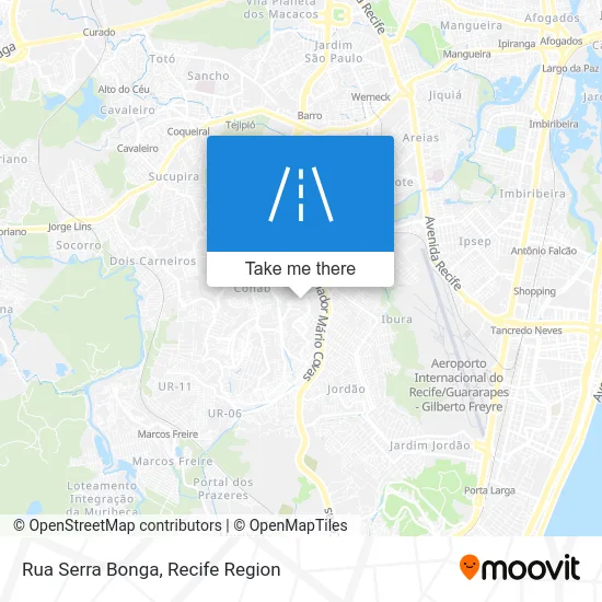 Rua Serra Bonga map