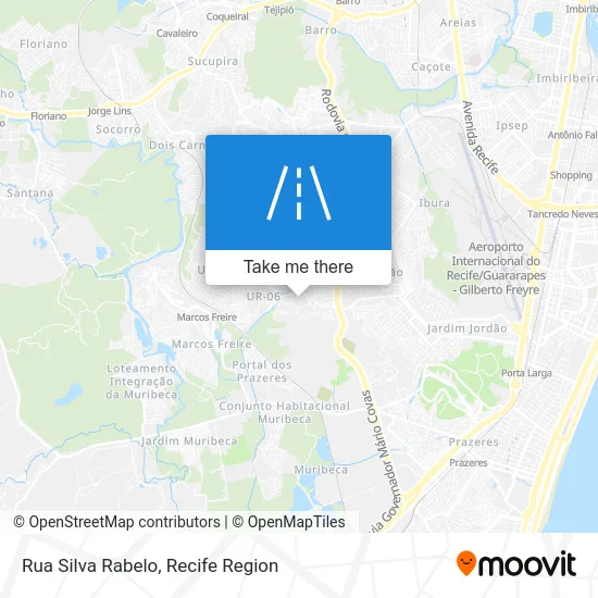 Rua Silva Rabelo map