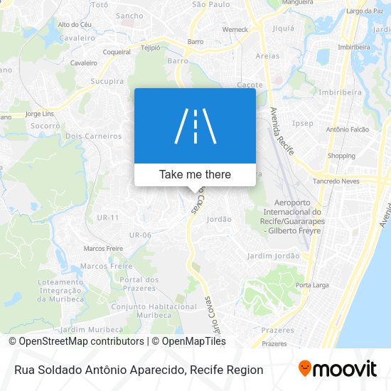 Rua Soldado Antônio Aparecido map