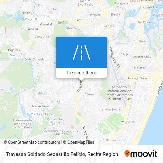 Travessa Soldado Sebastião Felício map