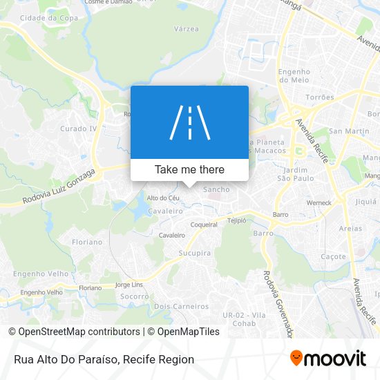 Rua Alto Do Paraíso map
