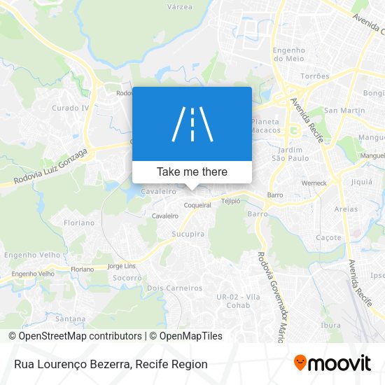 Rua Lourenço Bezerra map