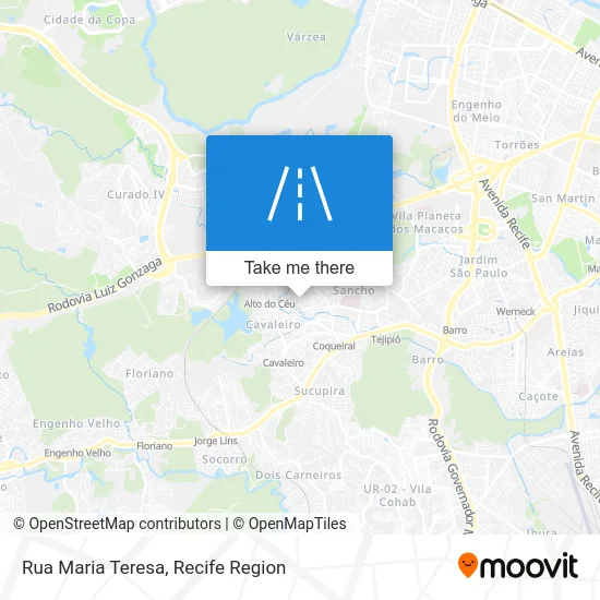 Rua Maria Teresa map