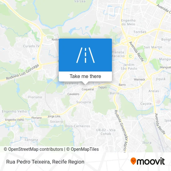 Rua Pedro Teixeira map