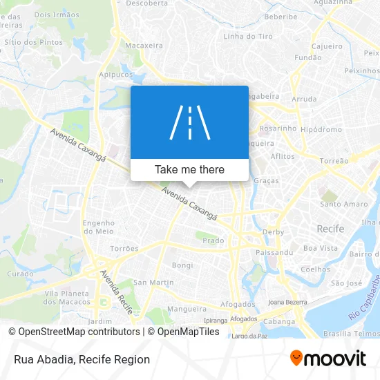 Rua Abadia map