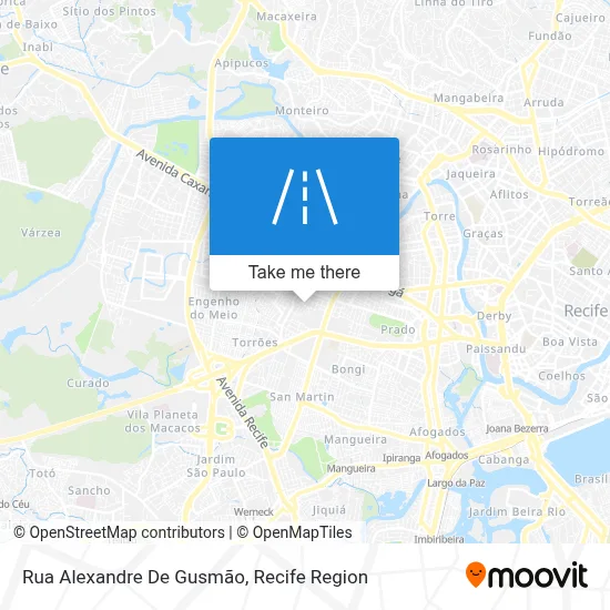 Rua Alexandre De Gusmão map