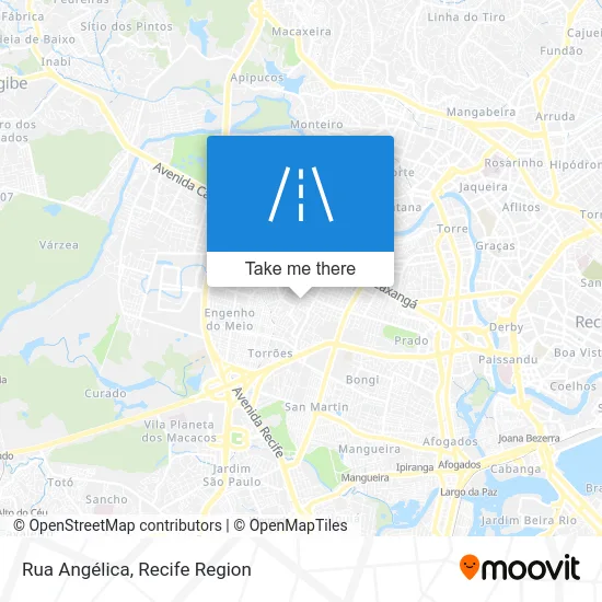 Rua Angélica map