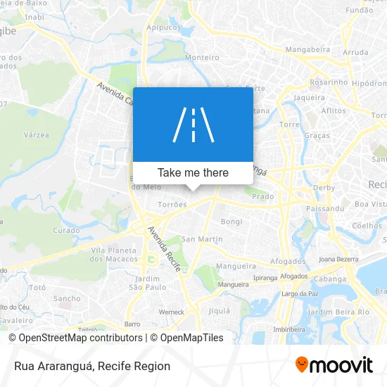 Rua Araranguá map