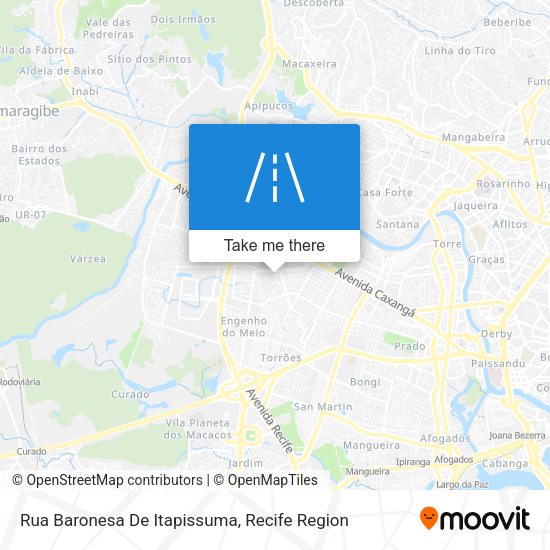 Rua Baronesa De Itapissuma map
