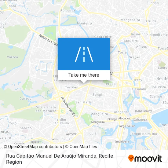 Rua Capitão Manuel De Araújo Miranda map