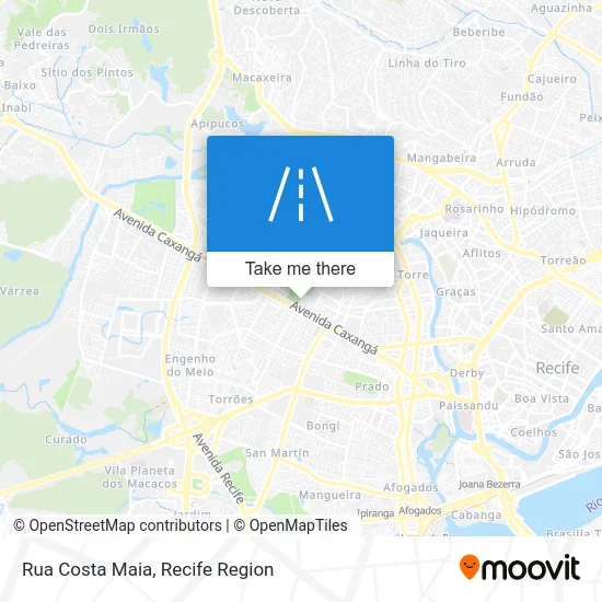 Rua Costa Maia map