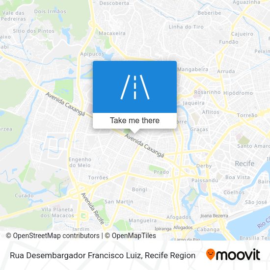 Rua Desembargador Francisco Luiz map