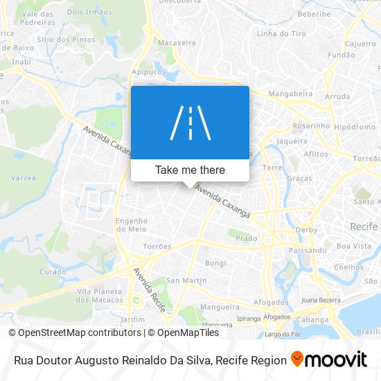 Rua Doutor Augusto Reinaldo Da Silva map