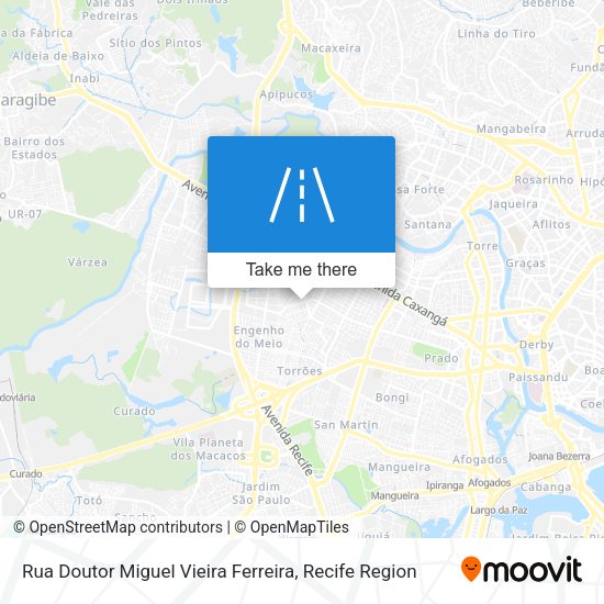 Rua Doutor Miguel Vieira Ferreira map