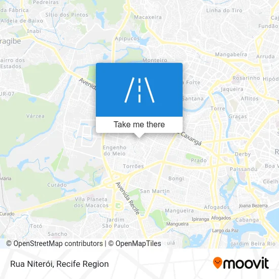 Rua Niterói map