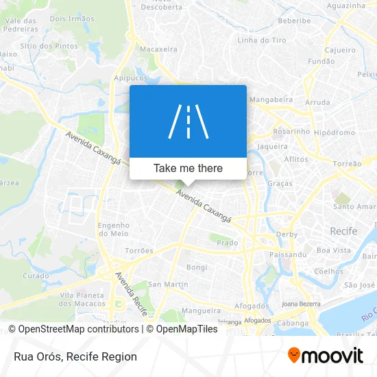 Rua Orós map