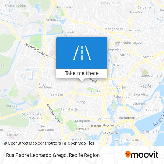 Rua Padre Leonardo Grego map