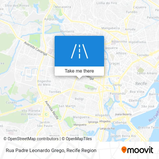 Rua Padre Leonardo Grego map