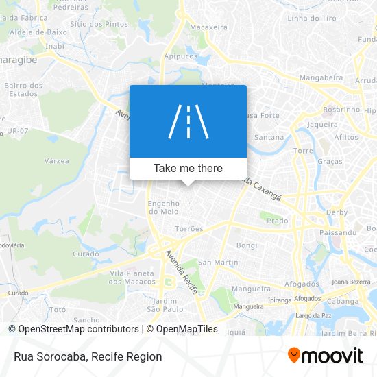 Rua Sorocaba map