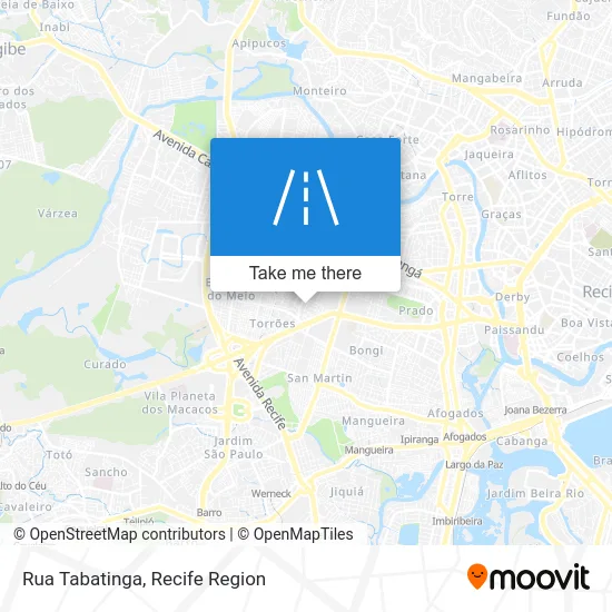 Rua Tabatinga map