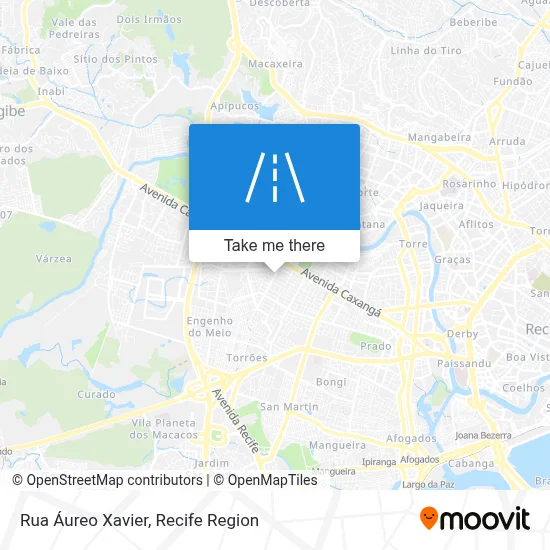 Rua Áureo Xavier map