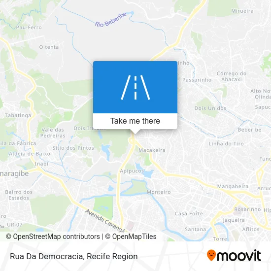 Rua Da Democracia map
