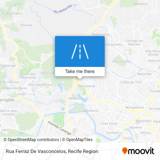 Rua Ferraz De Vasconcelos map