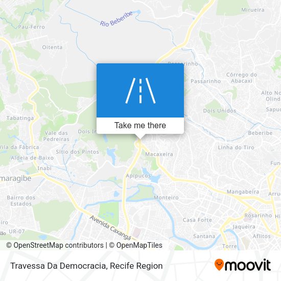 Travessa Da Democracia map