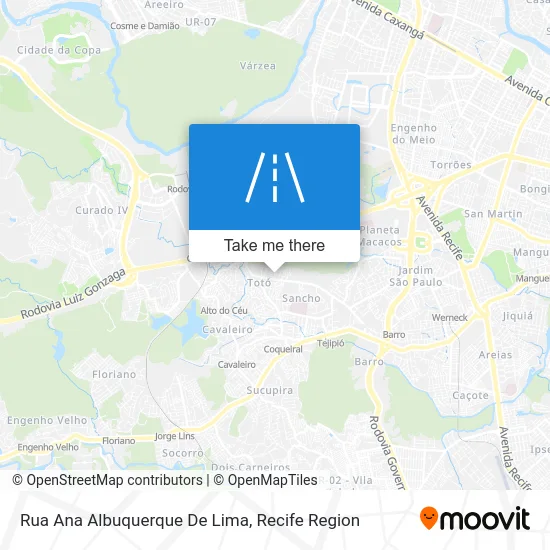 Rua Ana Albuquerque De Lima map