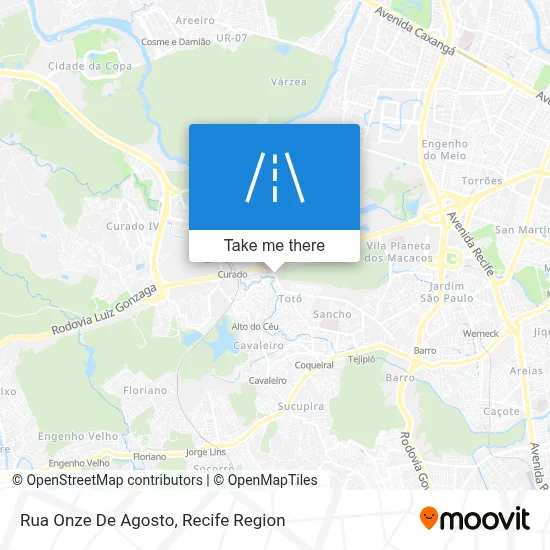 Rua Onze De Agosto map