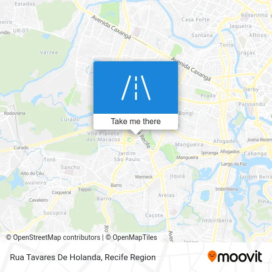 Rua Tavares De Holanda map