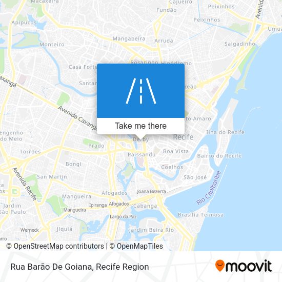 Rua Barão De Goiana map