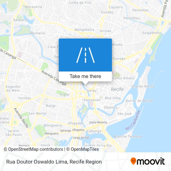 Rua Doutor Oswaldo Lima map